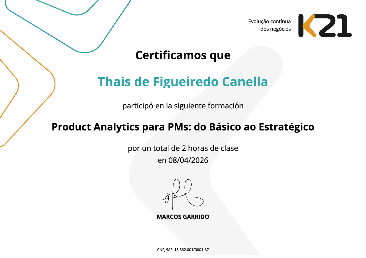 Certificado K21